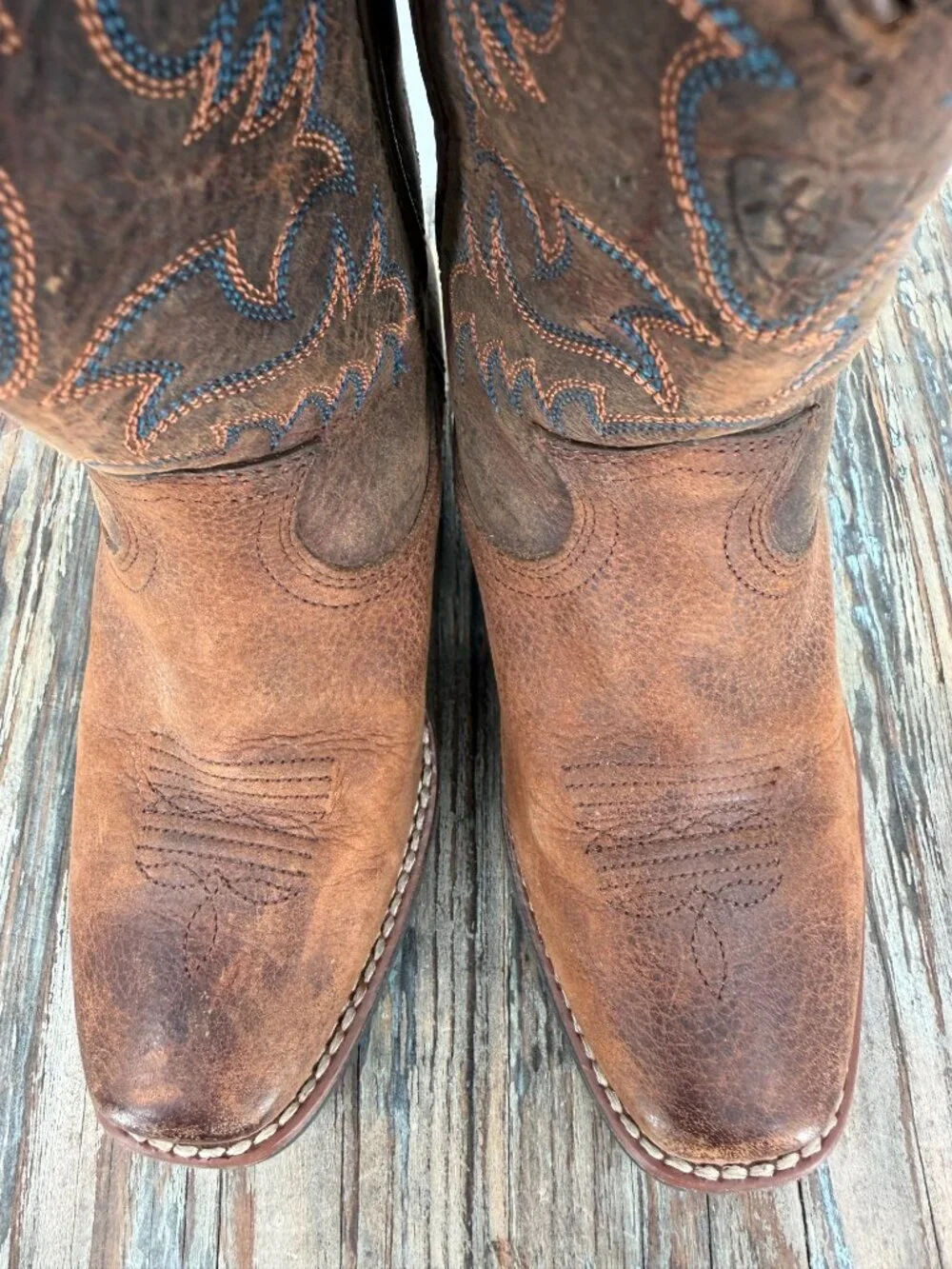 Ariat Brown Leather Kids' Western Boots